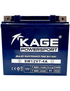 BATERIA 12N7-4B / 12N-4A / YB7-A KAGE POWERSPORT