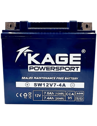 BATERIA 12N7-4B / 12N-4A / YB7-A KAGE POWERSPORT