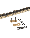 CADENA DID 520-120 DORADA ERT3, SIN ORING MOTOCROSS