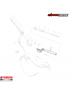 SEMIMANILLAR IZQUIERDO YAMAHA YZF-R3A GENUINO
