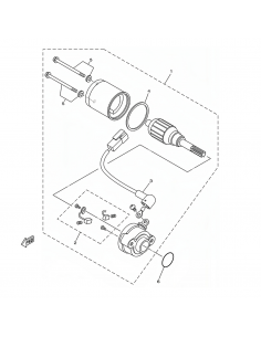 MOTOR DE PARTIDA YAMAHA YZF-R15 V3 GENUINO