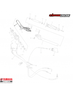 SEMIMANILLAR DERECHO YAMAHA YZF-R15 V3 GENUINO