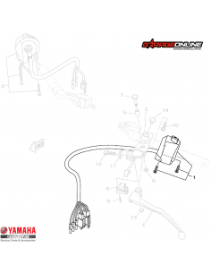 TELECOMANDO IZQUIERDO LUCES YAMAHA YZF-R15 V3 GENUINO