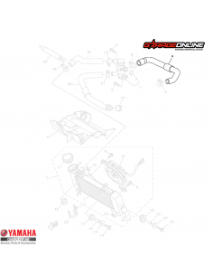MANGUERA 3 REFRIGERACIÓN YAMAHA YZF-R15 V3 - V4