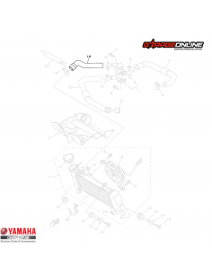 MANGUERA 1 REFRIGERACIÓN YAMAHA YZF-R15 V3 - V4