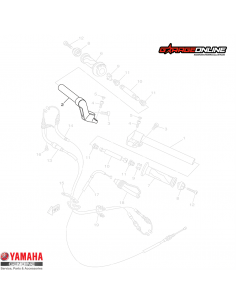 SEMIMANILLAR DERECHO YAMAHA YZF-R15 V2 GENUINO
