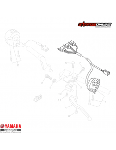 TELECOMANDO IZQUIERDO LUCES YAMAHA YZF-R15 V2 GENUINA