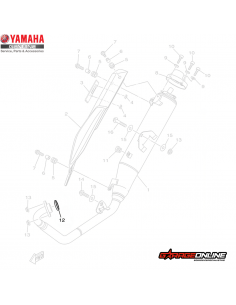 EMPAQUETADURA ESCAPE YAMAHA YZF-R15 V1 V2 GENUINA