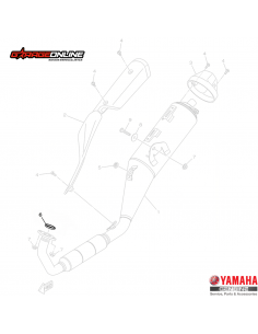 EMPAQUETADURA ESCAPE YAMAHA YZF-R15 V3 V4 GENUINA