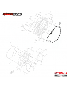 EMPAQUETADURA EMBRAGUE YAMAHA YZF-R15 V4 GENUINA