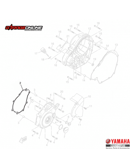 EMPAQUETADURA ESTATOR YAMAHA YZF-R15 V3 GENUINA