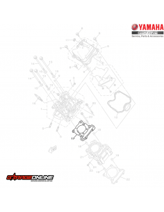 EMPAQUETADURA CULATA YAMAHA YZF-R15 V4 GENUINA