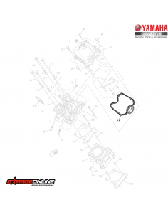 EMPAQUETADURA TAPA DE VALVULA YAMAHA YZF-R15 V3 V4 GENUINA