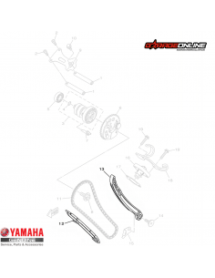 GUIAS CADENA DISTRIBUCION YAMAHA YZF-R15 V3 V4 GENUINA