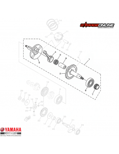 CIGUEÑAL COMPLETO YAMAHA YZF-R15 V3 GENUINO
