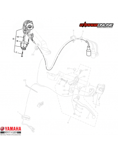 TELECOMANDO DERECHO ENCENDIDO YAMAHA YZF-R3 ABS GENUINO
