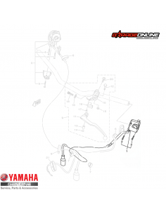 TELECOMANDO IZQUIERDO LUCES YAMAHA MT-03 ABS GENUINO
