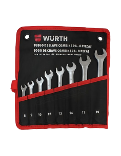 JUEGO DE LLAVES PUNTA CORONA 8 PIEZAS - WURTH