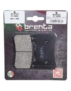 PASTILLAS FRENO DELANTERO BENELLI TNT 25 / TNT 300 / TNT 302S / 302R ORGANICA BRENTA