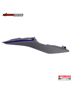 PLASTICO LATERAL TRASERO DERECHO GRIS CON STICKER AZUL YAMAHA YZF-R3A GENUINO