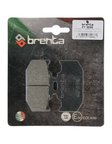 PASTILLA FRENO TRASERO YAMAHA YZF-R15 V3 YZF-R15 V4 / FZ 25 - BRENTA ORGANICA