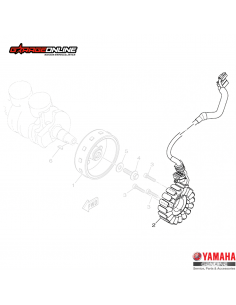 ESTATOR YAMAHA YZF-R3A MT-03A GENUINO