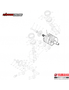 CIGUEÑAL YAMAHA YZF R3 - YZF R3A - MT03 GENUINO
