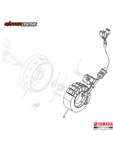 ESTATOR YAMAHA YZF R15 V1-V2 18 BOBINAS GENUINO