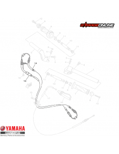 PIOLA ACELERACION Y RETORNO YAMAHA YZF R15 V2 GENUINA