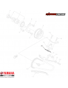 EMPAQUE TENSOR CADENA DISTRIBUCION YAMAHA YZF R15 V1-V2 GENUINA