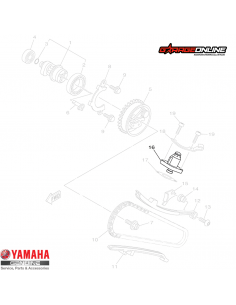 TENSOR CADENA DISTRIBUCION YAMAHA YZF R15 V1-V2 GENUINA