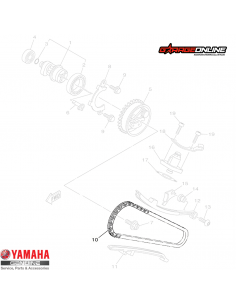 CADENA DISTRIBUCION YAMAHA YZF R15 V1-V2 GENUINA