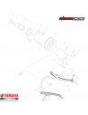 GUIAS CADENA DISTRIBUCION YAMAHA YZF R15 V1-V2 GENUINA