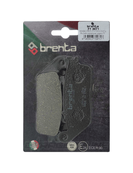 PASTILLA DE FRENO DELANTERO FA196 BRENTA ORGANICAS