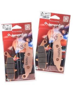 KIT PASTILLAS FRENO DELANTERO KAWASAKI VERSYS 650 / ER6N / ER6F /  SUZUKI V STROM 650  - BRENTA