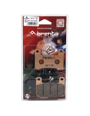 PASTILLA FRENO DELANTERO FA379HH BRENTA SINTERIZADAS