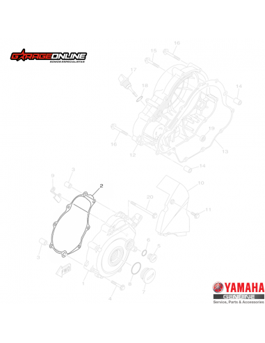 EMPAQUETADURA ESTATOR YAMAHA YZF R15 V1-V2 GENUINA