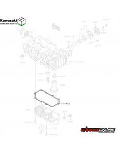 EMPAQUETADURA CARTER KAWASAKI NINJA 300 - VERSYS 300 - GENUINO