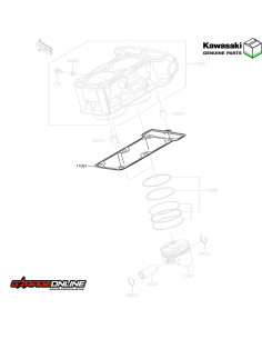 EMPAQUETADURA CILINDRO KAWASAKI NINJA 300 - VERSYS 300 - GENUINO