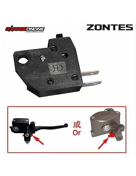 SENSOR SWITCH DE FRENO DELATERO ZONTES 310 - 350 GENUINO
