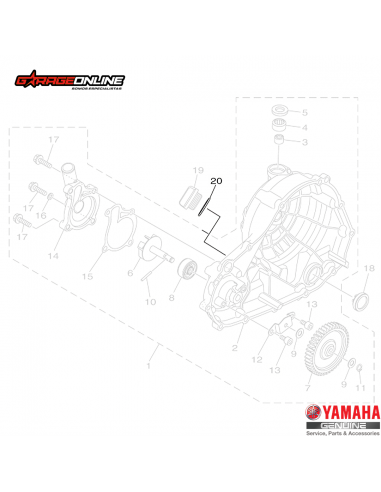 ORING TAPON LLENADO ACEITE YAMAHA YZF-R3 MT-03 GENUINO