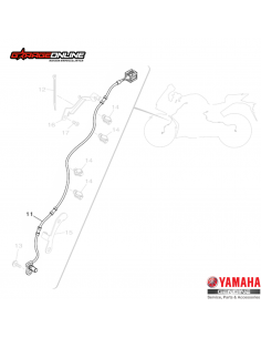 SENSOR VELOCIDAD Y ABS DELANTERO YAMAHA YZF-R3A MT-03A GENUINO