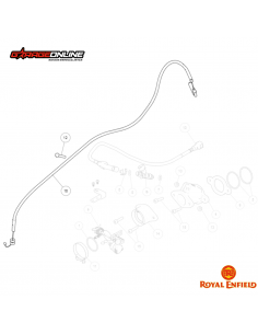 PIOLA ACELERADOR ROYAL ENFIELD GENUINO