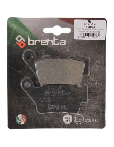 PASTILLA DE FRENO TRASERO FA213 ORGANICA BRENTA