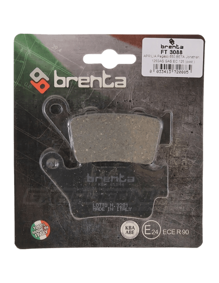 PASTILLA DE FRENO TRASERO FA213 ORGANICA BRENTA