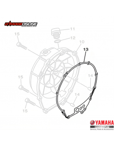 EMPAQUETADURA DE EMBRAGUE YAMAHA XJ6 - ENVÍO A TODO EL PAÍS