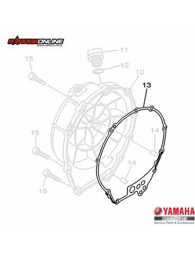 EMPAQUETADURA DE EMBRAGUE YAMAHA XJ6 - ENVÍO A TODO EL PAÍS