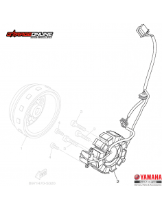 ESTATOR YAMAHA FZ-25 GENUINO - Envío a todo el País