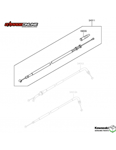 PIOLA EMBRAGUE KAWASAKI NINJA 300 GENUINA