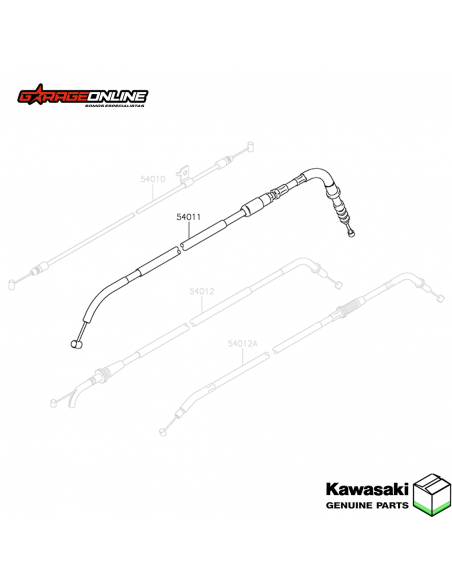 PIOLA EMBRAGUE KAWASAKI VERSYS 650 2015-2022 GENUINA